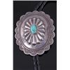 Image 4 : Navajo Old Pawn Kingman Turquoise Bolo Tie