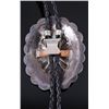 Image 8 : Navajo Old Pawn Kingman Turquoise Bolo Tie