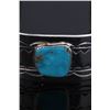 Image 7 : Silver Sleeping Beauty Turquoise Tooled Bracelet