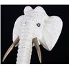 Image 4 : Carved Wooden Elephant Wall Decor Sculpture