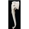 Image 8 : Carved Wooden Elephant Wall Decor Sculpture