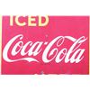 Image 10 : Coca Cola Porcelain Flange Sign; Circa 1948