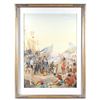 Image 1 : Signed Louis Leo Landing of Columbus Watercolor