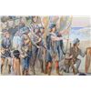 Image 7 : Signed Louis Leo Landing of Columbus Watercolor