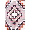 Image 10 : Navajo Crystal Eye Dazzler Wool Rug c. 1950's
