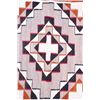 Image 10 : Navajo Crystal Eye Dazzler Wool Rug c. 1950's