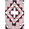 Image 11 : Navajo Crystal Eye Dazzler Wool Rug c. 1950's