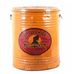 Early Little Chief Compound Tin Barrel