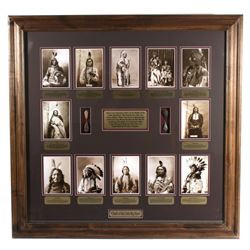 Chiefs of Little Bighorn Framed Wall Display