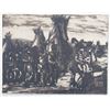 Image 2 : Red Man's West Framed Etching by Wolf Pogzeba
