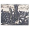 Image 3 : Red Man's West Framed Etching by Wolf Pogzeba