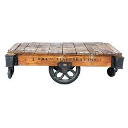 Original Early 1900's Lineberry Factory Cart