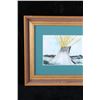 Image 2 : Original Framed Kevin Red Star Buffalo Tipi Print