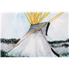 Image 9 : Original Framed Kevin Red Star Buffalo Tipi Print