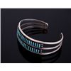 Image 4 : Zuni Sterling Micro Petite Point Turquoise Jewelry
