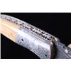 Image 10 : Navajo Yellowhorse Damascus Howling Wolf Knife