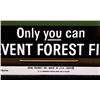 Image 9 : Smokey Bear U.S. Forest Service Porcelain Sign
