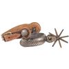 Image 5 : 19th Century Vaquero Double Mounted Silver Spurs