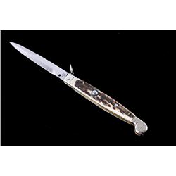 AGA Campolin Sicilian Stag Ring Pull Switchblade