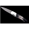 Image 1 : Wooly Mammoth Damascus & Jet Custom Knife