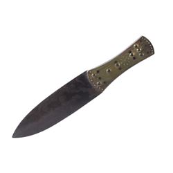 Blackfeet Beavertail Dag Fighting Knife c. 1900-