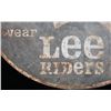 Image 13 : Mid 1900's Metal Lee Riders Double Sided Sign