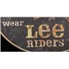 Image 7 : Mid 1900's Metal Lee Riders Double Sided Sign