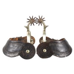 Early August Buermann Nickel-Silver Spurs