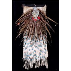 Northern Plains Beaded Pheasant Breech Clout 1900