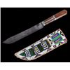 Image 1 : Cheyenne Fully Beaded Sheath & Trade Knife c. 1900