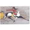 Image 2 : Howling Buffalo Signed Carved Wood Art