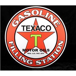 Texaco Motor Oil Advertisement Sign Replica