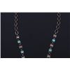 Image 3 : Navajo Turquoise Squash Blossom Necklace