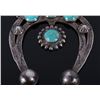 Image 8 : Navajo Turquoise Squash Blossom Necklace