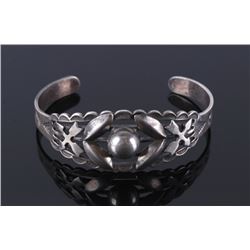 Navajo Fred Harvey Sterling Silver Bracelet