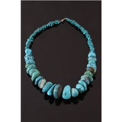 Native American Graduated Turquoise Necklace