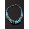 Image 1 : Native American Graduated Turquoise Necklace