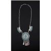Image 2 : Zuni Petite Point Turquoise Necklace and Earrings