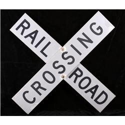 Aluminum Reflective Railroad Crossing Sign
