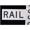 Image 2 : Aluminum Reflective Railroad Crossing Sign