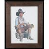 Image 11 : 1970's Coors Cowboy Framed Prints By Gordon Snidow