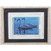 Image 7 : Signed Water Bird Framed Prints & Stamp Sets