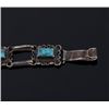 Image 5 : Taxco Mexico Sterling and Turquoise Bracelet