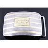 Image 2 : LPF Stamped Kerr Sterling & 18kt Gold Slide Buckle