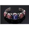 Image 5 : Signed Navajo Cut Chevron Bead Bracelet