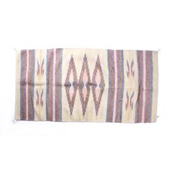 Hand Woven Zapotec Native American Wool Rug