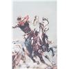 Image 3 : Charlie Russell Cowboy Roping A Steer Framed Print