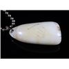 Image 7 : Signed Alaskan Inuit Walrus Teeth Scrimshaw