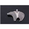 Image 2 : Sterling Silver Bear & Claw w/ Turquoise Pendants