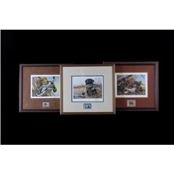 Montana Labrador Framed Prints & Stamp Set